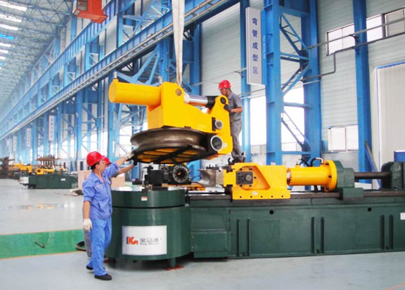 CNC Pipe Bending Machine Without Bending Arm Is Applied In Marine Industry